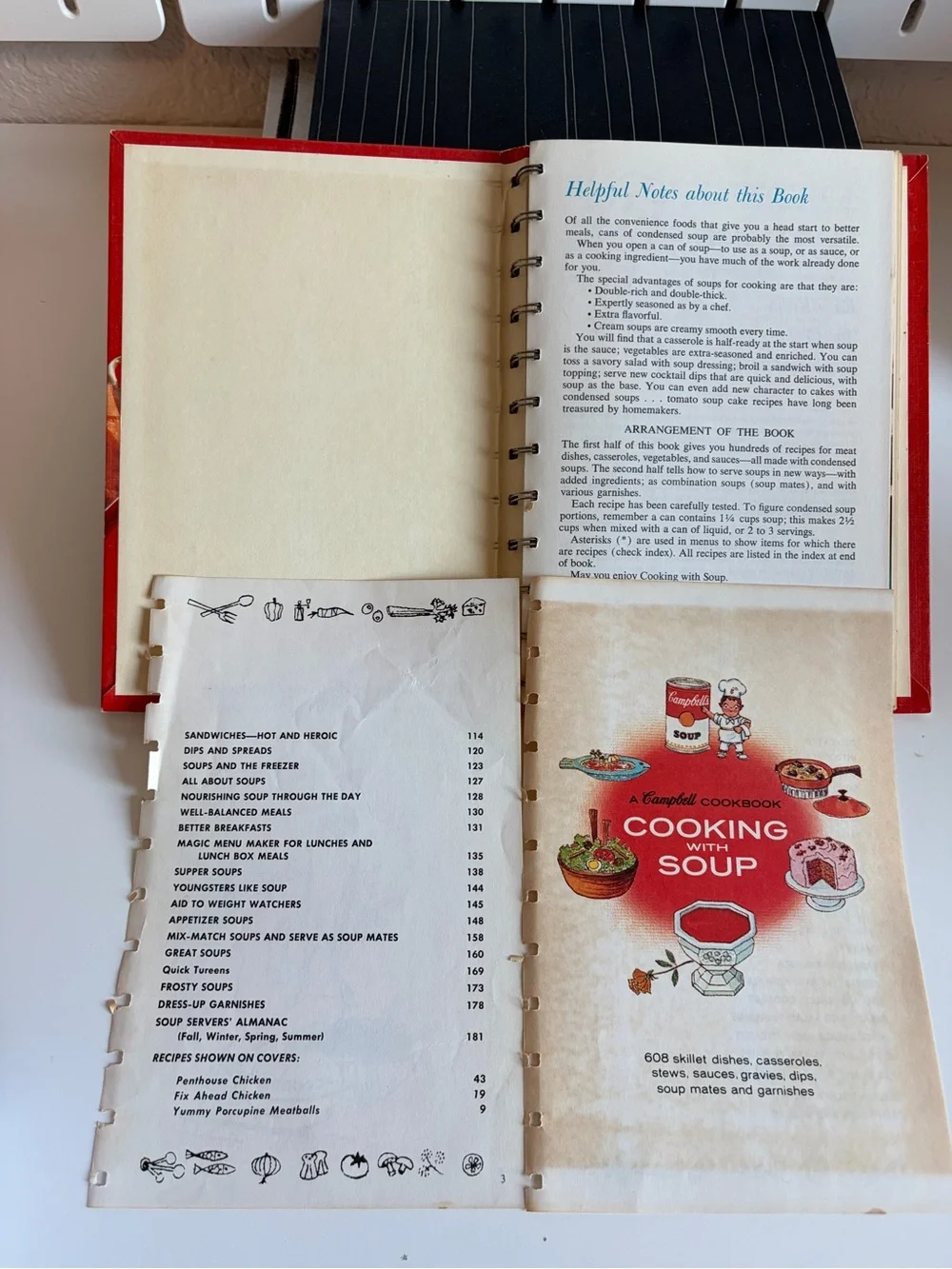 Vintage Campbells Cookbook Cooking with Soup - Red Cover